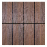 NewTechWood UltraShield Naturale 1 ft. x 1 ft. Quick Deck Outdoor Composite Deck Tile in Brazilian Ipe (10 sq. ft. per box)