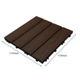 Veranda 10-Piece 1 ft. x 1 ft. Quick Deck Outdoor Composite Deck Tile in Brazilian Ipe