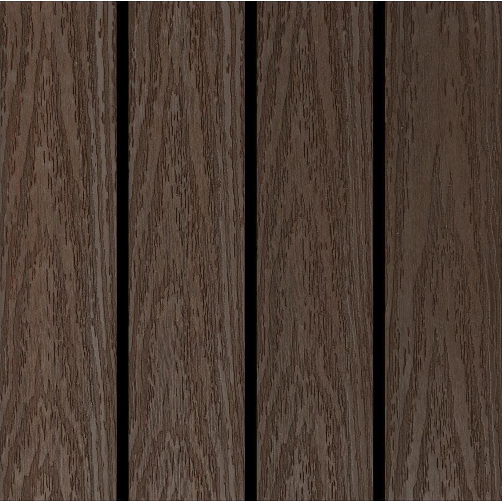 Veranda 10-Piece 1 ft. x 1 ft. Quick Deck Outdoor Composite Deck Tile in Brazilian Ipe
