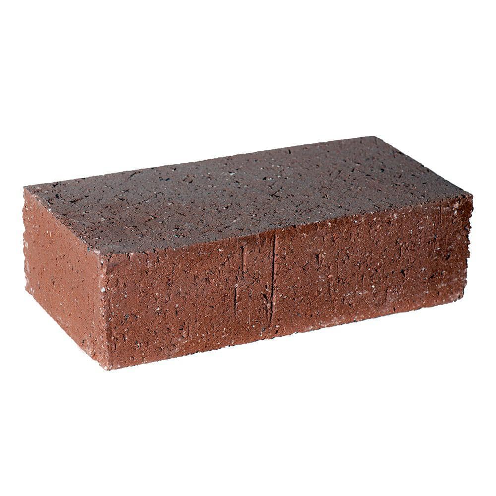 Mutual Materials 8 in. x 4 in. x 2.25 in. Brick Red Clay Paver (240-Pieces/53 sq. ft/Pallet)
