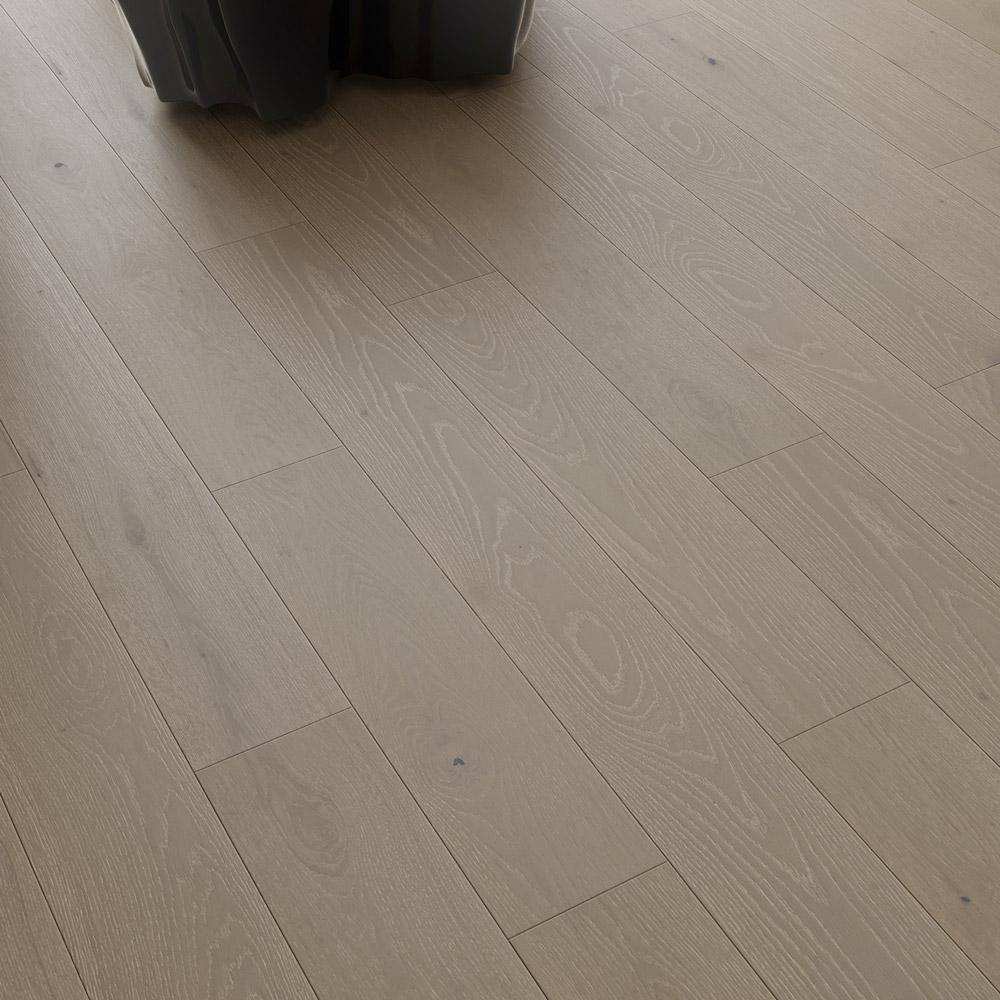 Selkirk Bright Andover 1/2 in. T x 7.5 in. W Tongue and Groove Wire Brushed Engineered Hardwood Flooring (31.09 sq.ft./case)