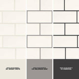 Daltile Restore Bright White 12 in. x 12 in. x 6.35 mm Ceramic Mosaic Wall Tile (0.83 sq. ft./Piece)