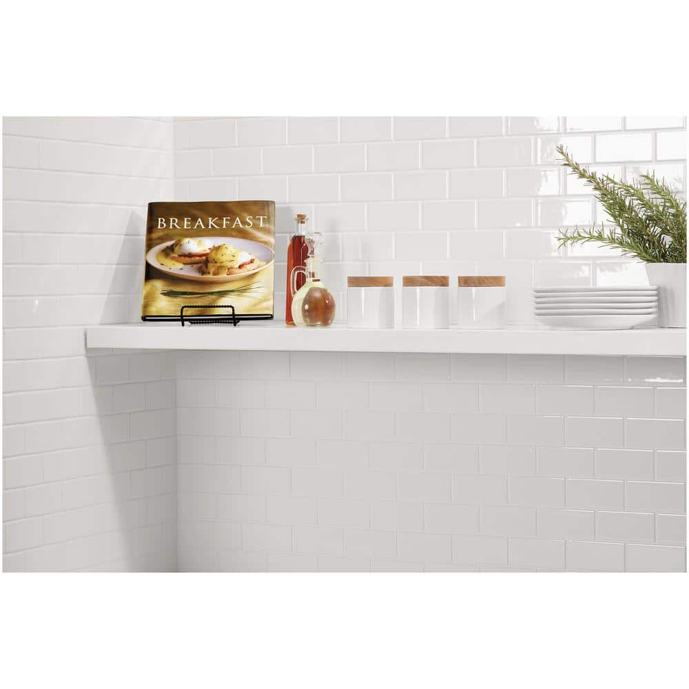 Daltile Restore Bright White 12 in. x 12 in. x 6.35 mm Ceramic Mosaic Wall Tile (0.83 sq. ft./Piece)