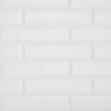 Daltile Restore 3 in. x 12 in. Ceramic Bevel Bright White Subway Tile (9 sq. ft. per Case)