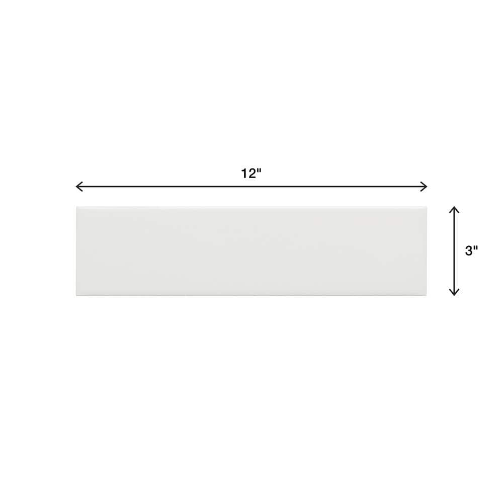 Daltile Restore 3 in. x 12 in. Ceramic Bright White Subway Tile (360 sq. ft. / pallet)