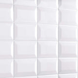 Daltile Restore 3 in. x 6 in. Ceramic Bevel Bright White Subway Tile (10 sq. ft. / case)