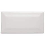 Daltile Restore Bright White 3 in. x 6 in. Ceramic Bevel Wall Tile (10 sq. ft. / case)