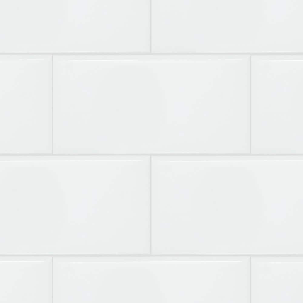 Daltile Restore Bright White 3 in. x 6 in. Ceramic Modular Wall Tile (12.5 sq. ft. / Case)