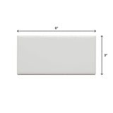 Daltile Restore 3 in. x 6 in. Bright White Glossy Ceramic Subway Wall Tile (12.5 sq. ft./Case)