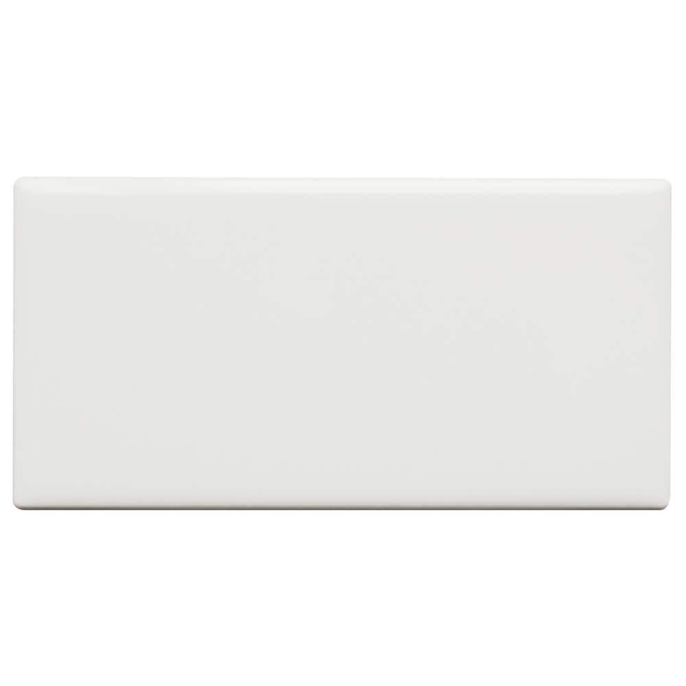 Daltile Restore Bright White 3 in. x 6 in. Ceramic Modular Wall Tile, Glossy Subway, 12.5 sq. ft. per Case