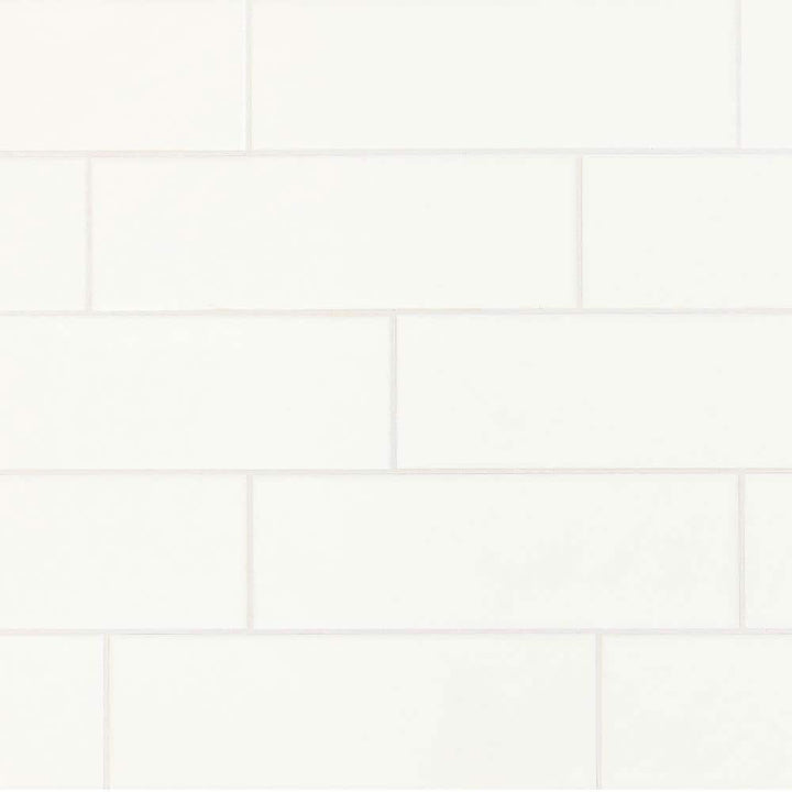 Daltile Restore Bright White 4 in. x 12 in. Glazed Ceramic Wall Tile (10.64 sq. ft. / case)