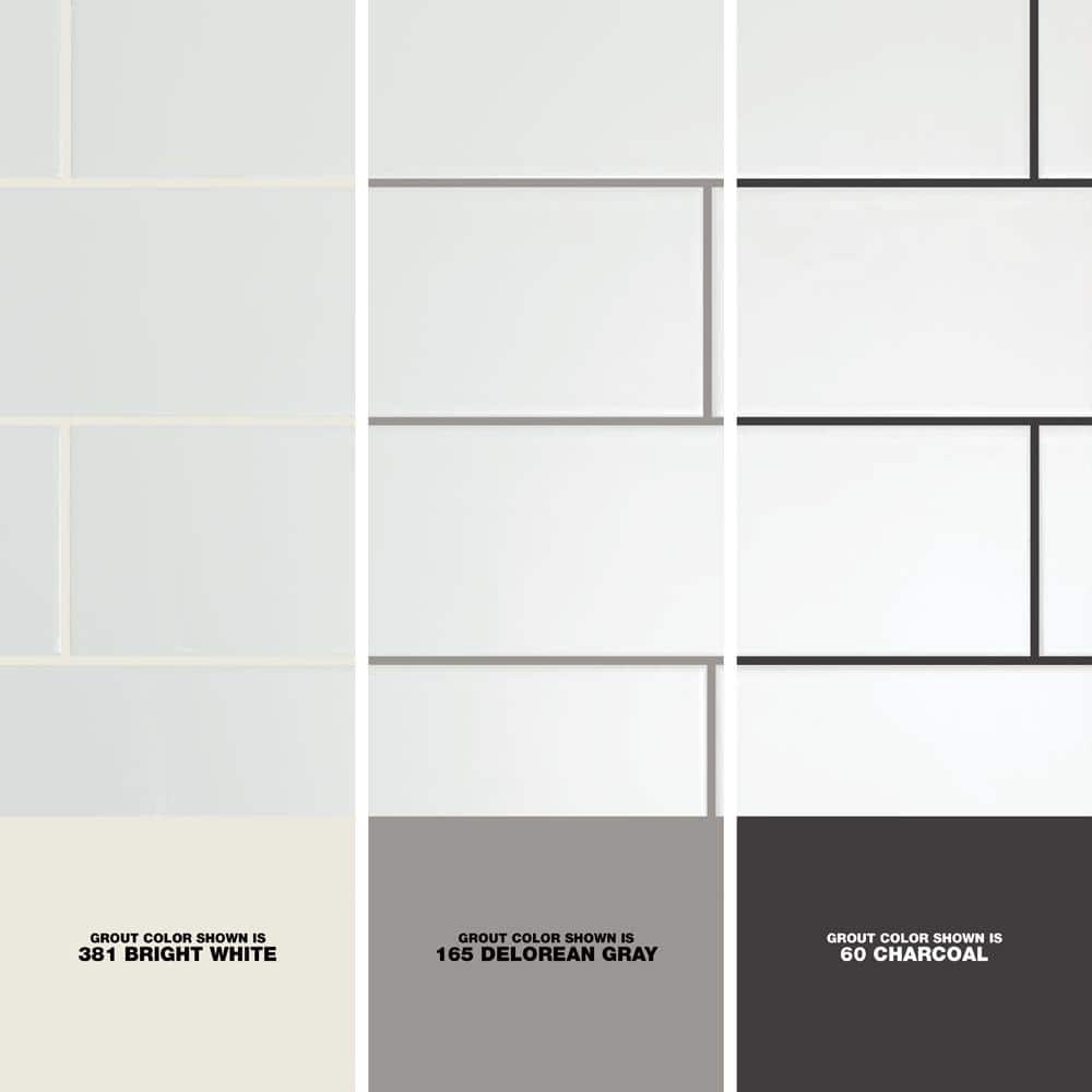 Daltile Restore 4 in. x 16 in. Ceramic Bright White Subway Tile (13.20 sq. ft. per Case)