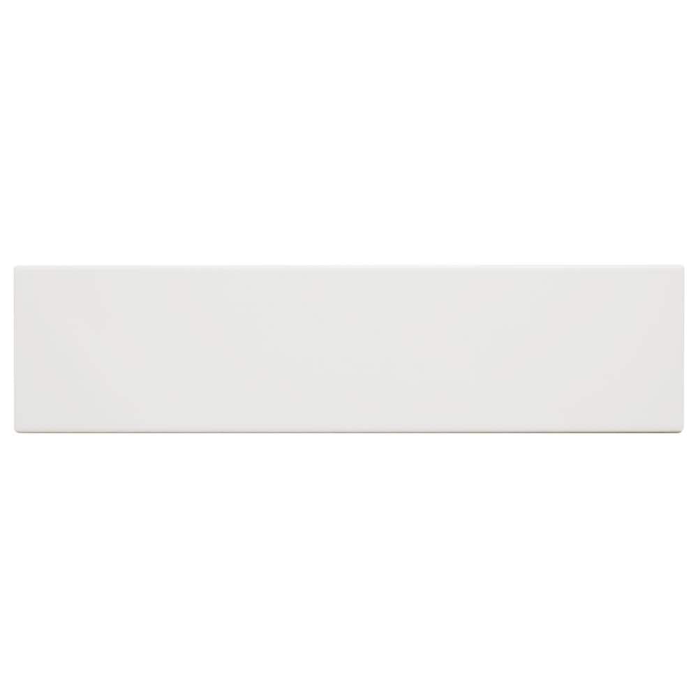 Daltile Restore Bright White 4 in. x 16 in. Ceramic Wall Tile (13.20 sq. ft. / Case)