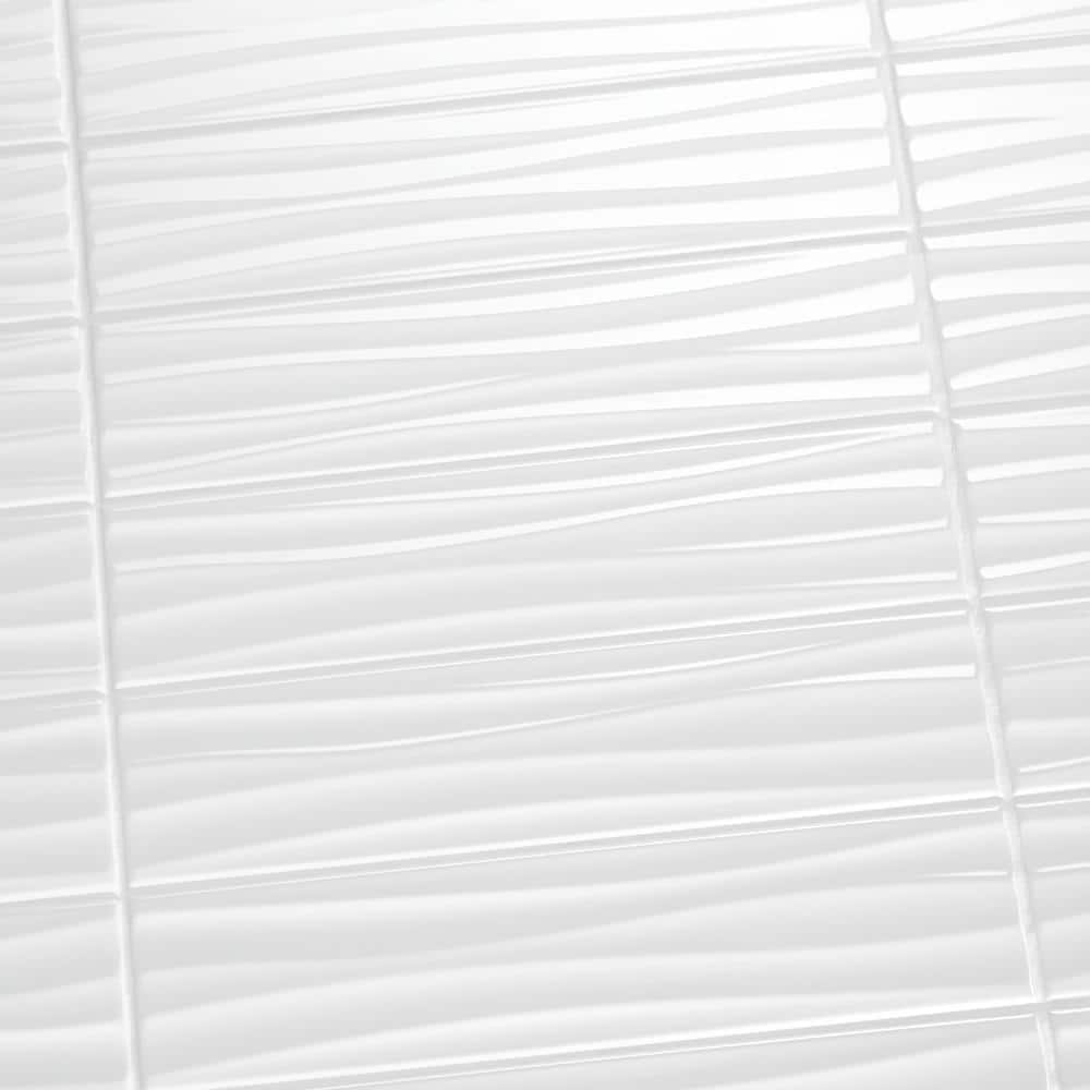 Daltile Restore Bright White 4 in. x 16 in. Ceramic Wavy Wall Tile (13.20 sq. ft. per Case)