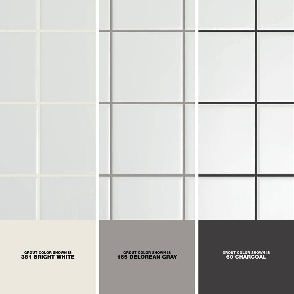 Daltile Restore Bright White 4-1/4 in. x 4-1/4 in. Ceramic Wall Tile (12.5 sq. ft. / Case)