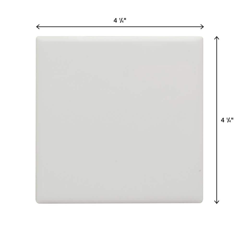 Daltile Restore Bright White 4-1/4 in. x 4-1/4 in. Ceramic Wall Tile (12.5 sq. ft. / Case)