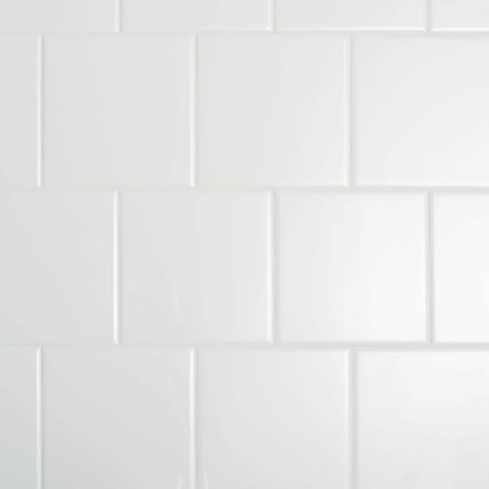 Daltile Restore Bright White 6 in. x 6 in. Ceramic Wall Tile (375 sq. ft. / pallet)