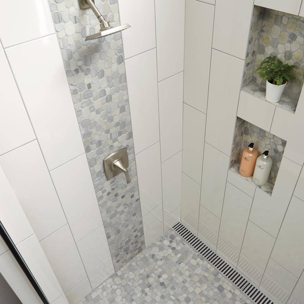 Daltile Restore Bright White 8 in. x 24 in. Ceramic Wall Tile (13.3 sq. ft. / Case)