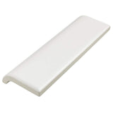 Daltile Restore Bright White 2 in. x 6 in. Ceramic Bullnose Wall Trim (0.08 sq. ft. per Piece)