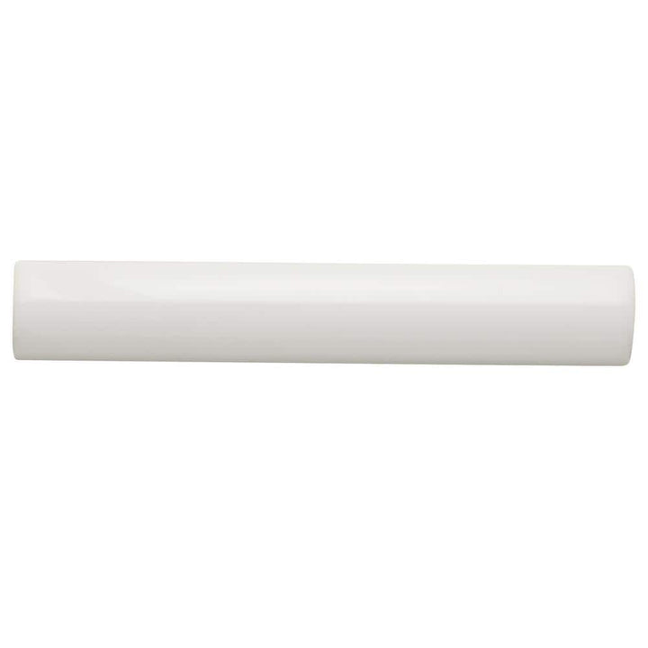 Daltile Restore Bright White 1 in. x 6 in. Ceramic Quarter Round Wall Trim Tile (0.03 sq. ft. / Piece)