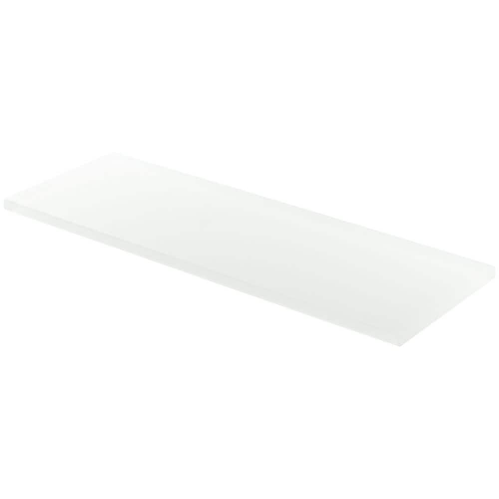 Ivy Hill Tile Contempo Bright White Frosted 4 in. x 12 in. x 8 mm Glass Subway Tile (15 pieces, 5 sq. ft./Box)