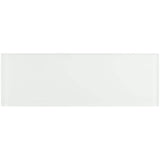 Ivy Hill Tile Contempo Bright White Frosted 4 in. x 12 in. x 8 mm Glass Subway Tile (15 pieces, 5 sq. ft./Box)