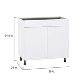 J COLLECTION Fairhope 101 in. W x 89.5 in. H x 24 in. D Bright White Laundry Cabinet Bundle 1