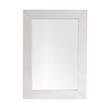 James Martin Vanities Weston 27" x 38" Bright White Beveled Vanity Mirror