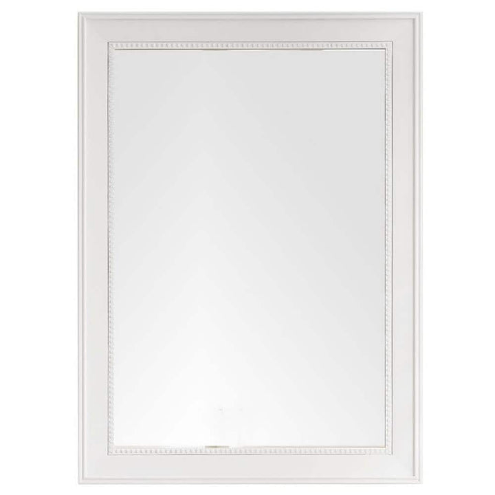 James Martin Vanities Bristol 29" x 40" Bright White Bathroom Vanity Mirror