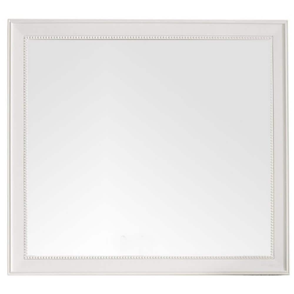 James Martin Vanities Bristol 44" x 40" Bright White Bathroom Vanity Mirror