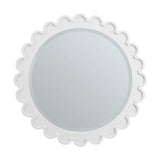 James Martin Vanities Adelese 32" Bright White Framed Bathroom Vanity Mirror