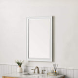 James Martin Vanities Glenbrooke 26" x 40" Bright White Bathroom Vanity Mirror