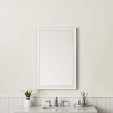 James Martin Vanities Glenbrooke 26" x 40" Bright White Bathroom Vanity Mirror