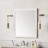 James Martin Vanities Glenbrook 36" x 40" Bright White Vanity Mirror