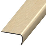 DuraDecor Classy Chic Broadway Blonde 1 in. T x 2 in. W x 94 in. L Stair Nose Molding