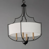 Maxim Lighting Savant 4-Light Black Chandelier