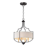 Maxim Lighting Savant 4-Light Black Chandelier