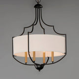 Maxim Lighting Savant 4-Light Black Chandelier