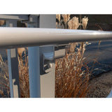 EZ Handrail 1.9 in. Aluminum Round ADA Handrail Bronze Wall Bracket