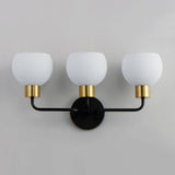 Maxim Lighting Coraline 3-Light Bronze Bath Vanity Light, E26, Steel/Glass