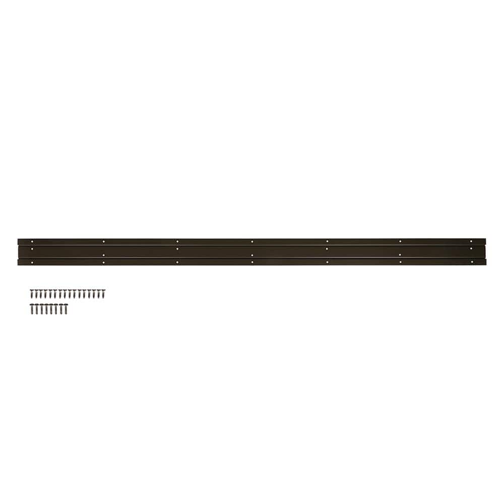 NewTechWood Allure 8 ft. Aluminum Drink Rail in Bronze