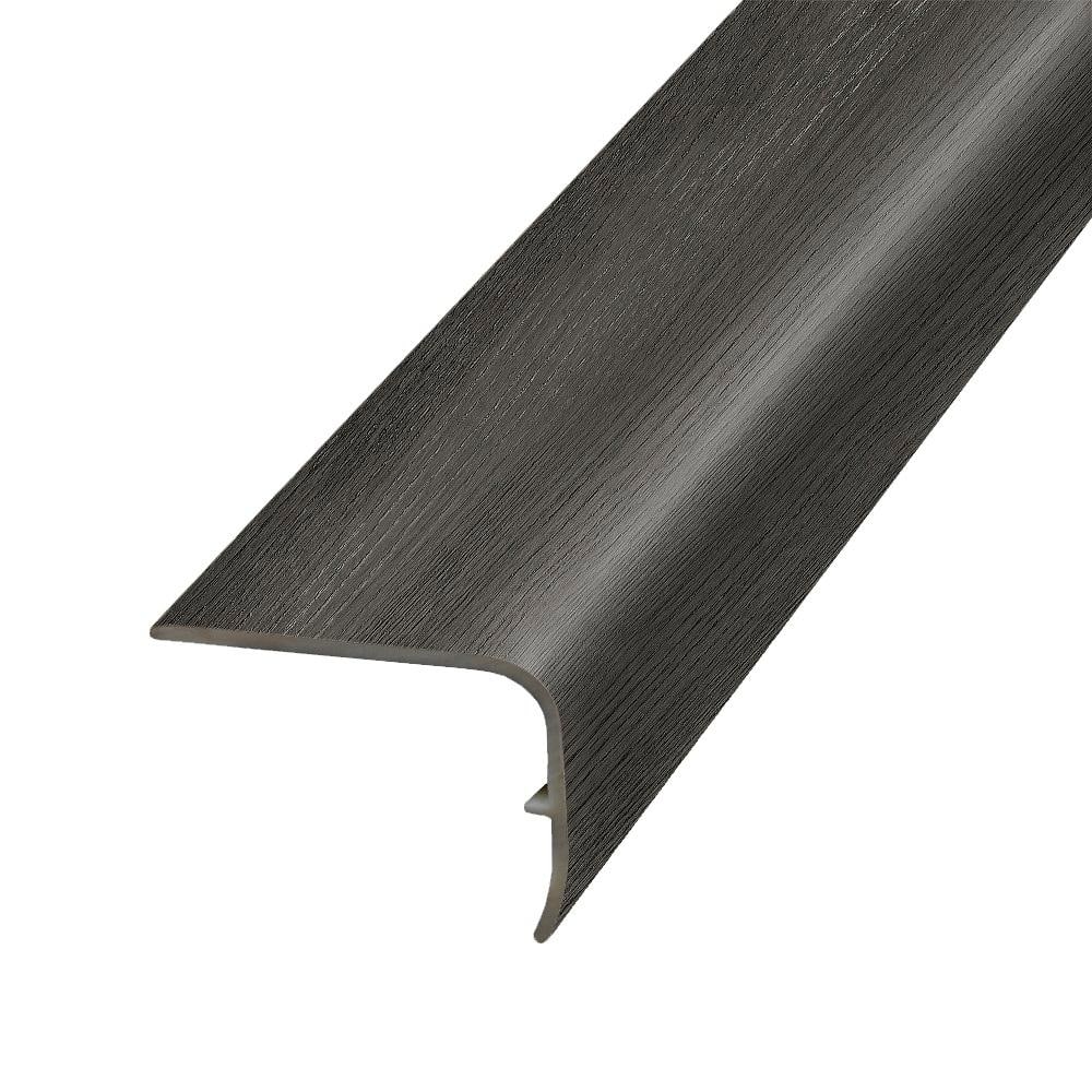 Carob 1.32 in. Thick x 1.88 in. Wide x 78.7 in. Length Vinyl Stair Nose Molding