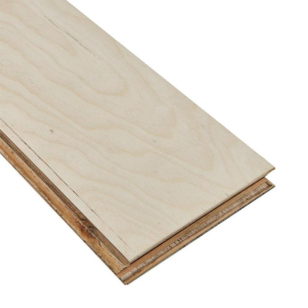 Bruce Time Honored Brown White Oak 3/8 in. T x 6 in. W Click Lock Smooth Engineered Hardwood Flooring (30.6 sq.ft./ctn)