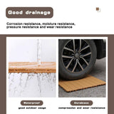cadeninc 12 in. x 12 in. Square Waterproof Outdoor Plastic Interlocking Deck Tiles for Poolside Balcony Backyard, Brown (44-Pack)