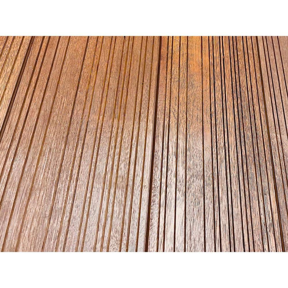 Easy Planking Thermally Modified Wood Siding Board 1 in. x 6 in. x 8 foot long in Grooved Design (6-Pack)