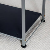 Honey-Can-Do Silver Steel Entryway or Closet Hanging Boot Storage and Drying Rack