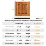 Karl home 1 ft. x 1 ft. Wood Composite Deck Tile in Brown (9 per Case)