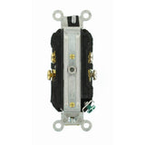 Leviton 20 Amp Commercial Grade Duplex Outlet, Brown (NEMA 5-20R, 125V)