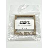 Post Protector 4 in. x 4 in. PVC Finish and Sealing Cap
