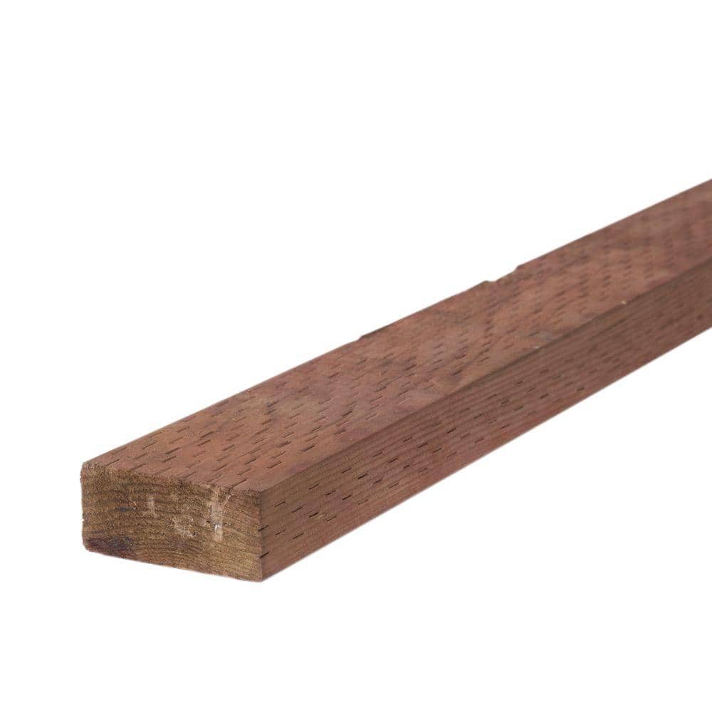 2 in. x 4 in. x 10 ft. Brown Stain Ground Contact Pressure-Treated Lumber WW (Actual: 1.5 in. x 3.5 in. x 120 in.)